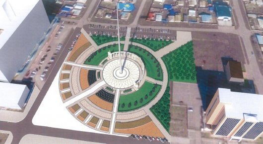 К концу года в Атырау установят 91-метровый флагшток, фото-2 К концу года в Атырау установят 91-метровый флагшток, фото-2