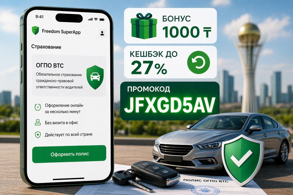 Обязательная автостраховка от Фридом промокод